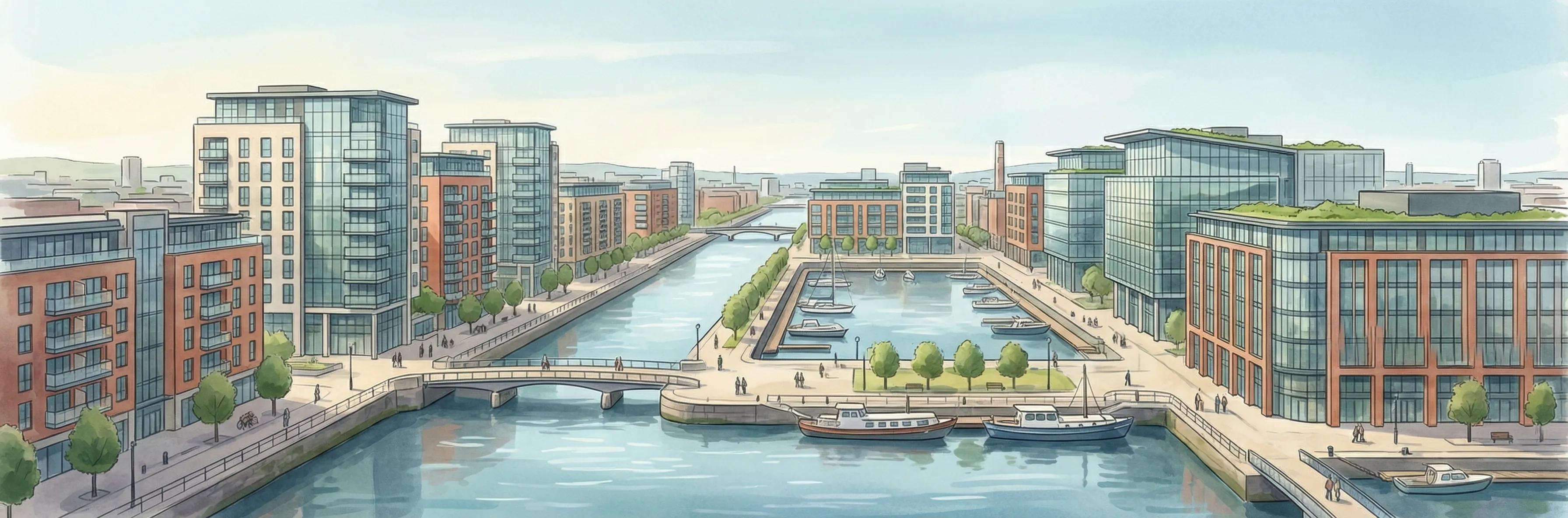 North Wall streetscape