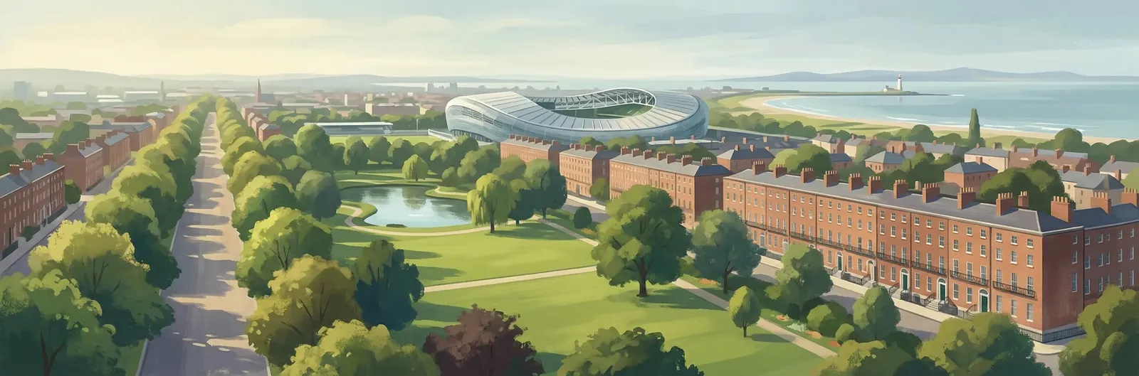 Pembroke West, Dublin 4 streetscape