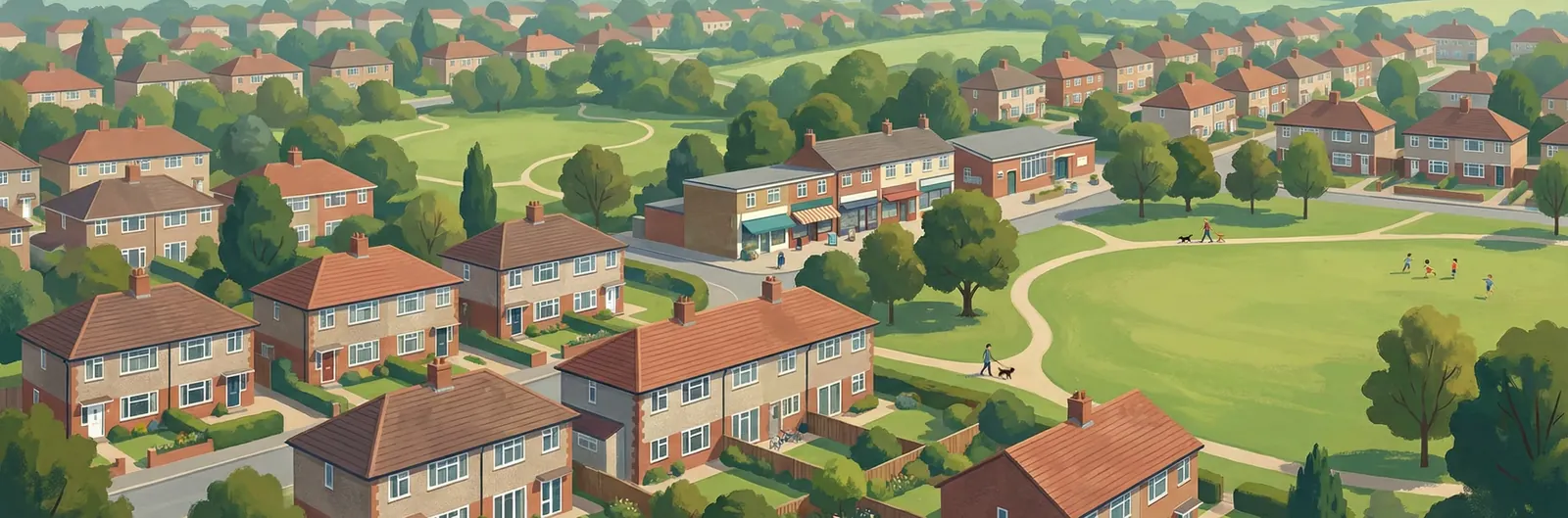 Coolock, Dublin 5 streetscape