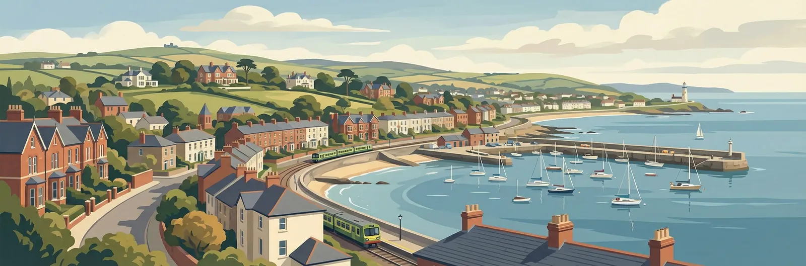 Cork Little, Dún Laoghaire–Rathdown streetscape