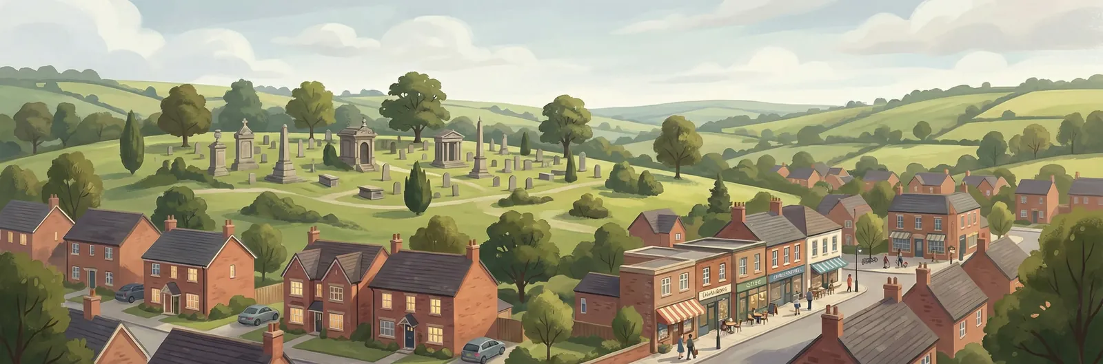 Deansgrange, Dún Laoghaire–Rathdown streetscape