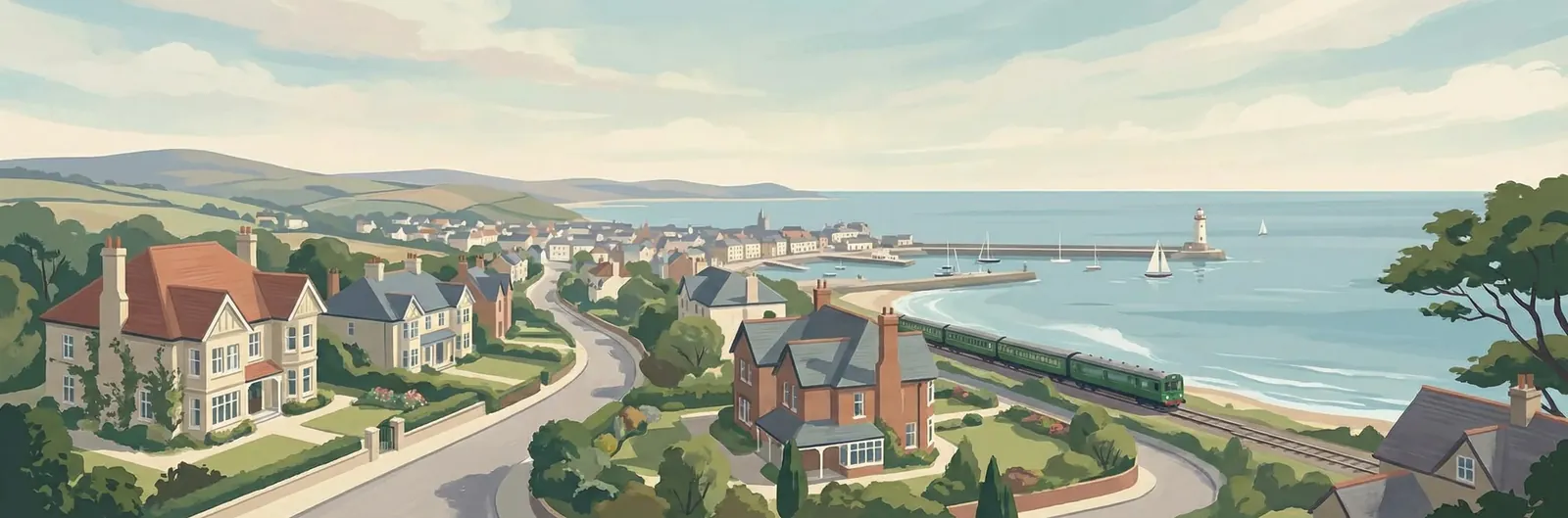 Galloping Green North, Dún Laoghaire–Rathdown streetscape