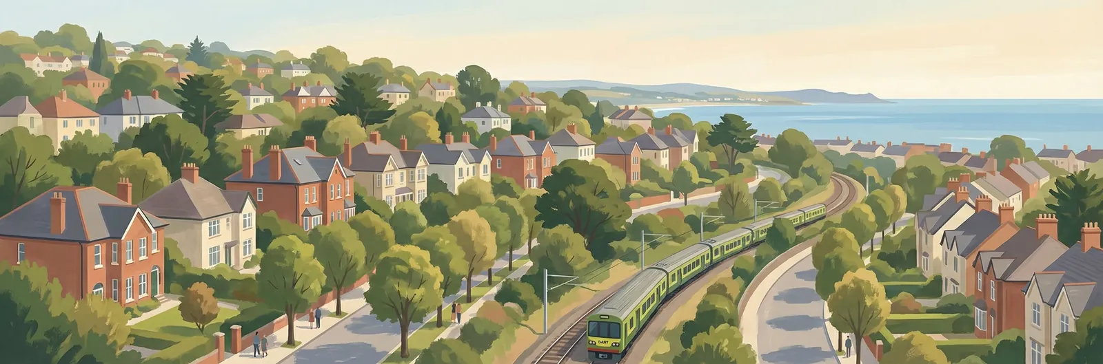 Glenageary, Dún Laoghaire–Rathdown streetscape