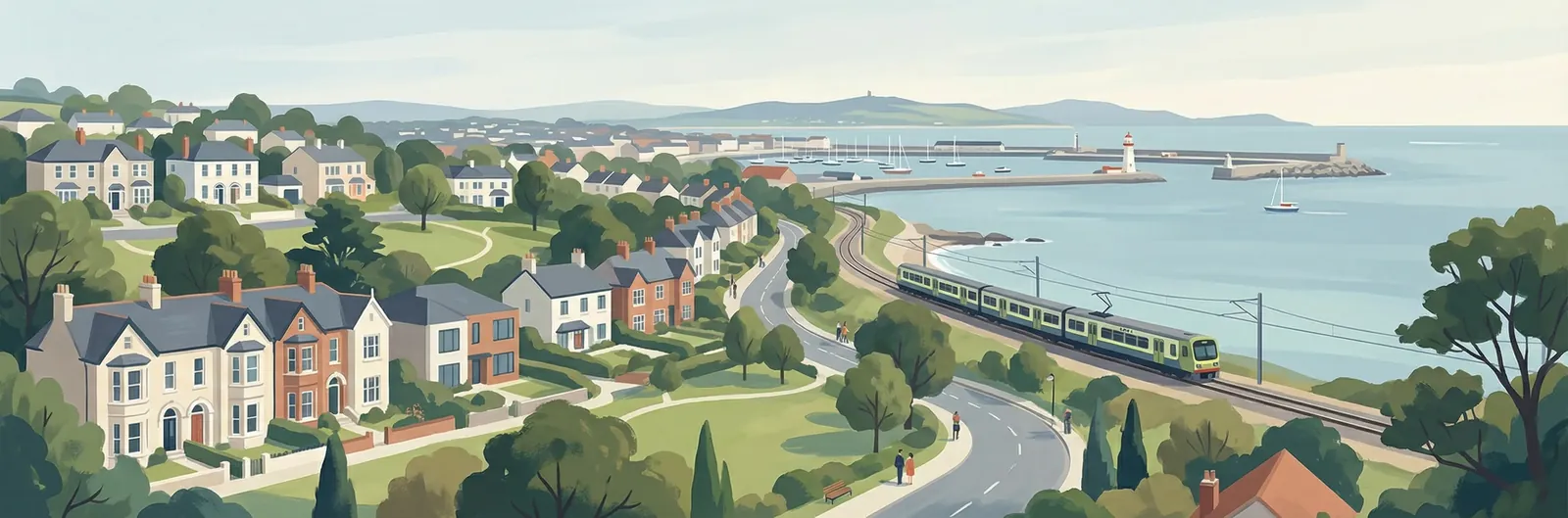 Honeypark, Dún Laoghaire–Rathdown streetscape