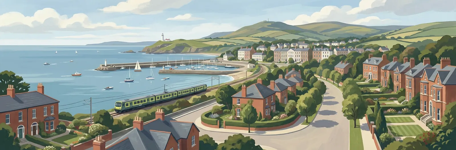 Laughanstown, Dún Laoghaire–Rathdown streetscape