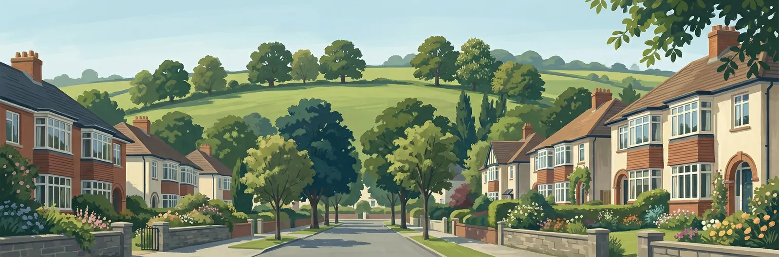 Mount Merrion, Dún Laoghaire–Rathdown streetscape