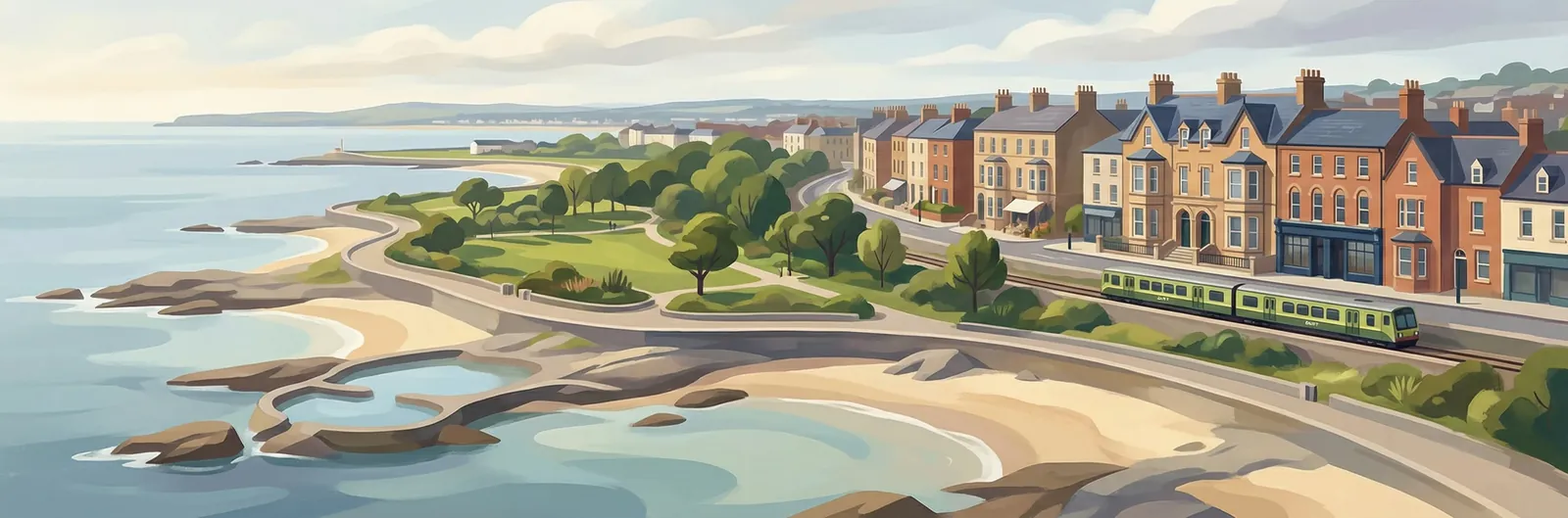 Newtown Blackrock, Dún Laoghaire–Rathdown streetscape