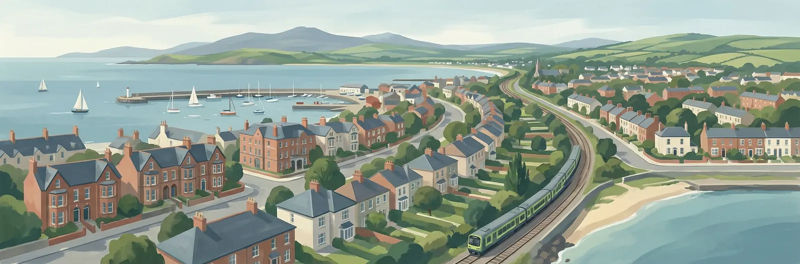 Newtownpark, Dún Laoghaire–Rathdown streetscape