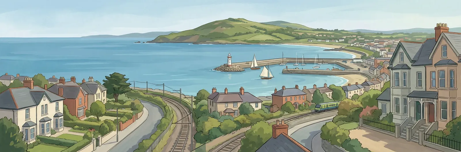 Scalpwilliam Or Mount Mapas, Dún Laoghaire–Rathdown streetscape