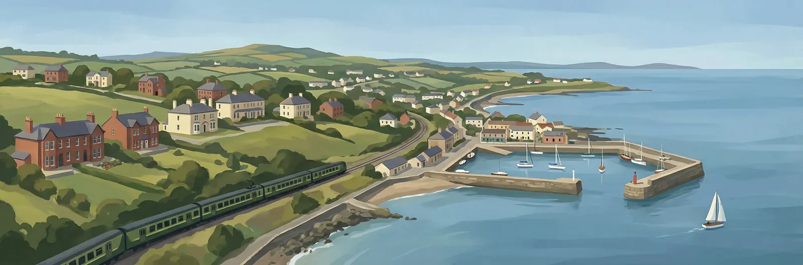 Tipperstown, Dún Laoghaire–Rathdown streetscape