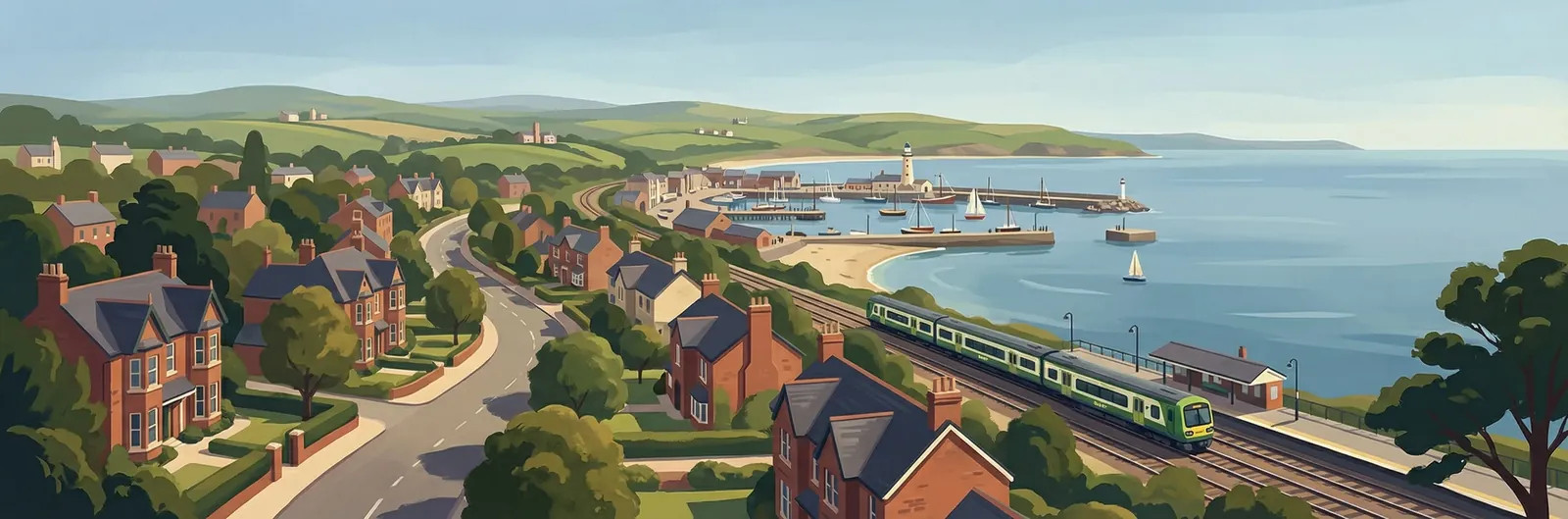 Woodpark, Dún Laoghaire–Rathdown streetscape