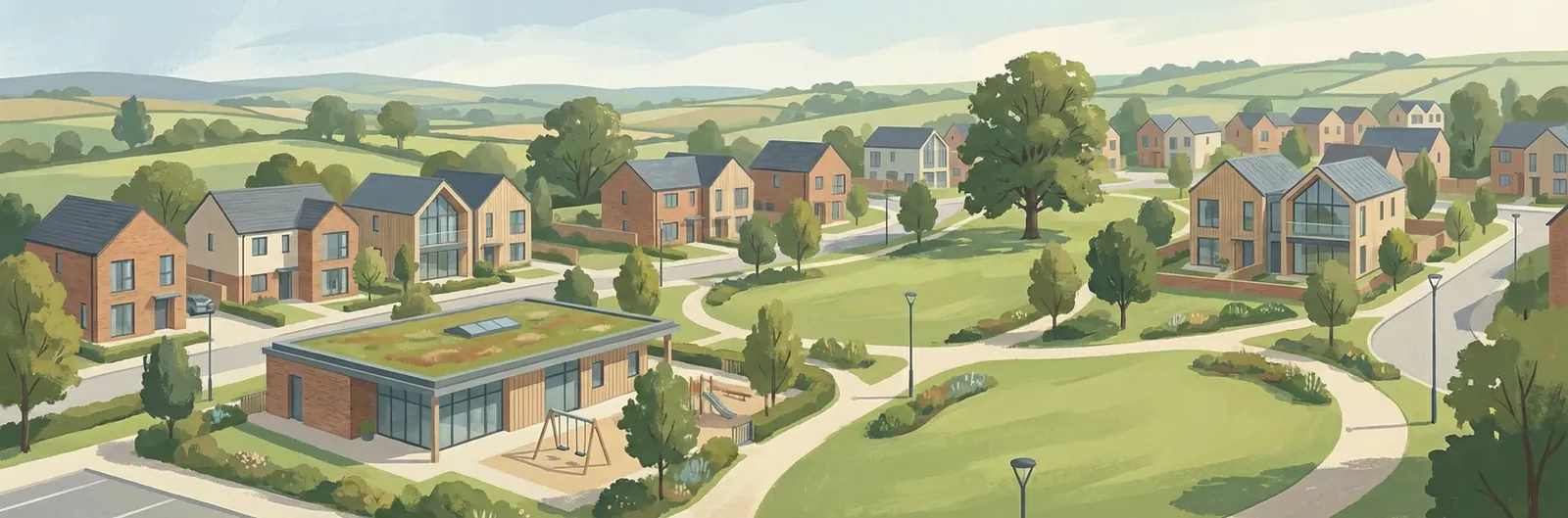 Brownsbarn, South Dublin streetscape