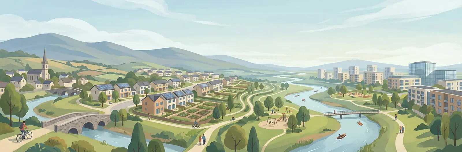 Esker North, South Dublin streetscape