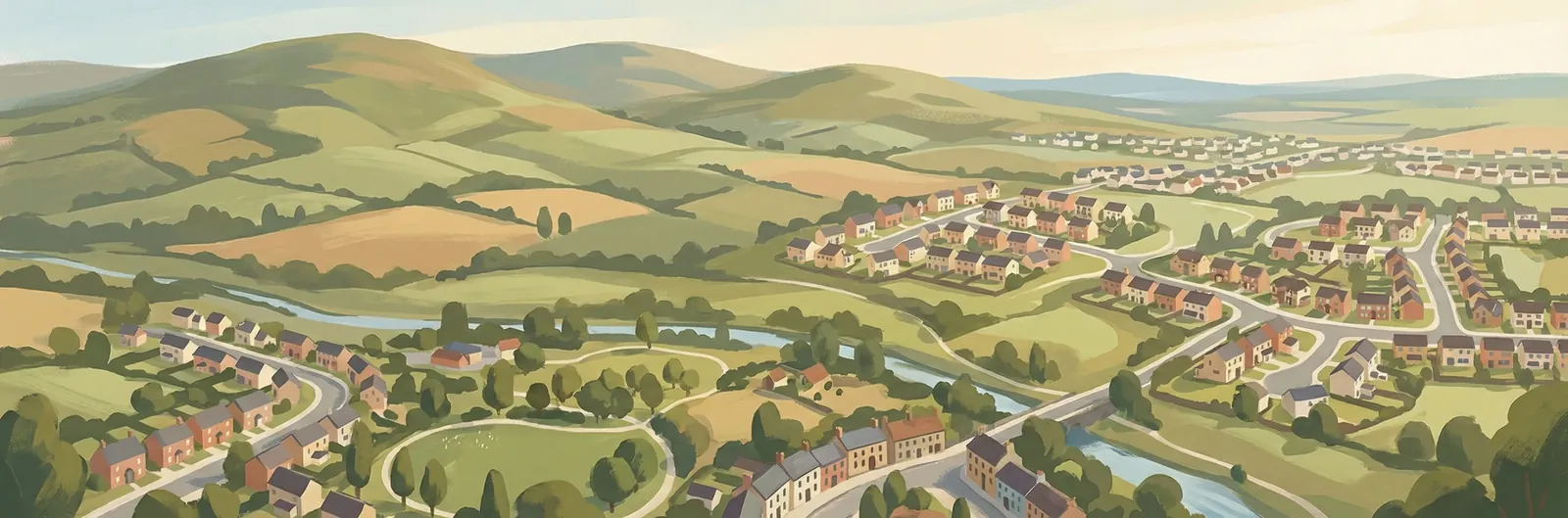 Fortunestown, South Dublin streetscape