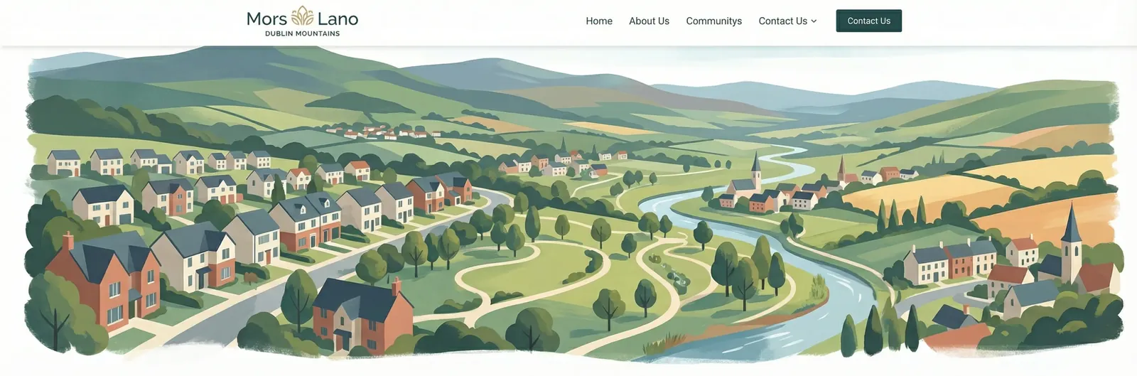 Griffeen Valley, South Dublin streetscape