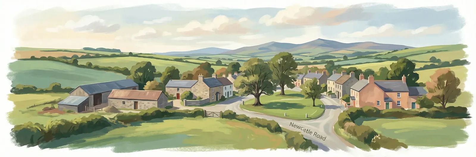 Newcastle, South Dublin streetscape