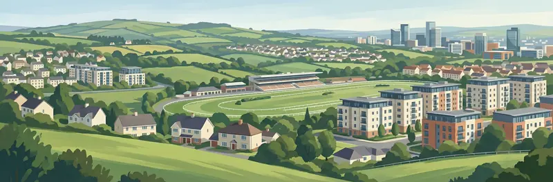 Carmanhall And Leopardstown streetscape